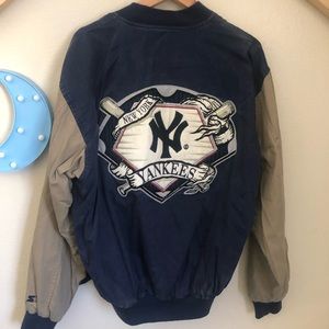 Vintage Starter Jacket Yankee design with inside paisley lining